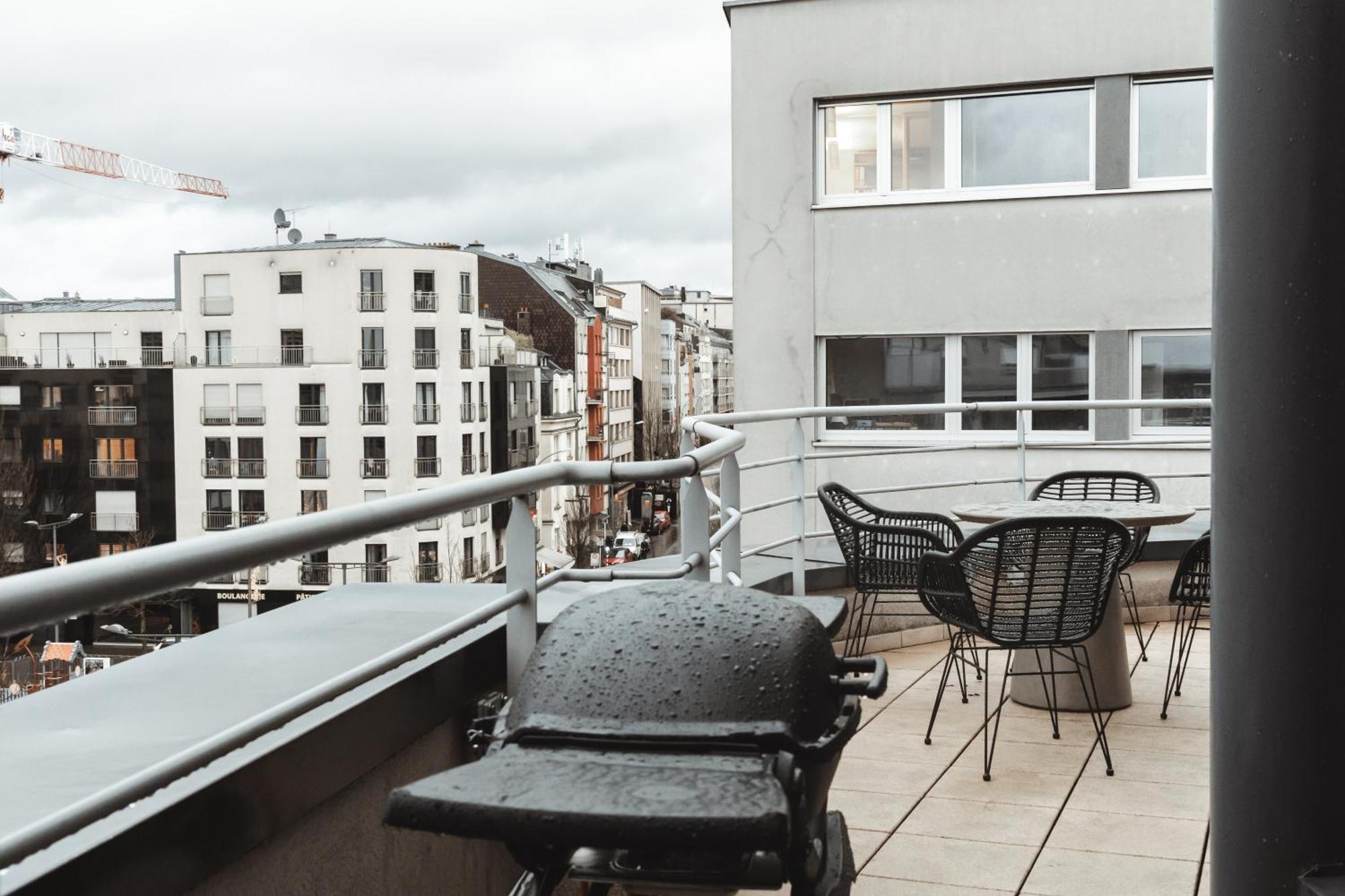 Lux Penthouse - Office, Terrace, Gym & Parking Luxemburgo Exterior foto